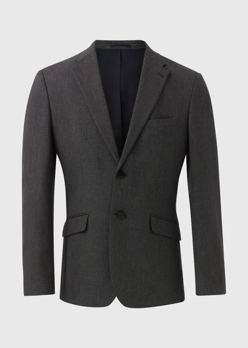 Taylor & Wright Albert Charcoal Tailored Fit Jacket - 38 Chest Long Image 5