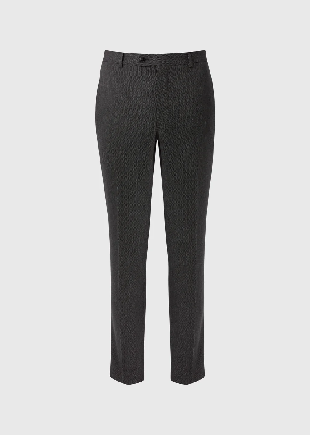 Taylor & Wright Charcoal Albert Tailored Fit Trousers - 32 Waist 29 Leg Image 5