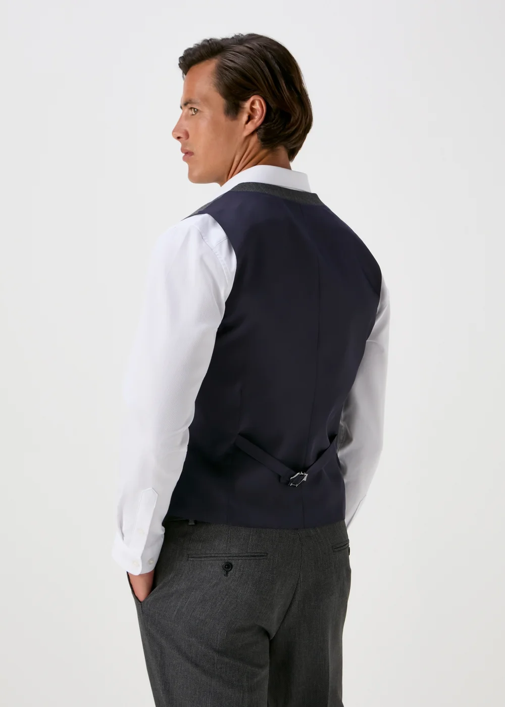 Taylor & Wright Charcoal Albert Waistcoat - Small Image 2
