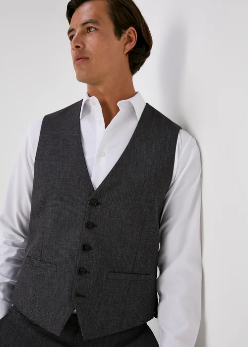 Taylor & Wright Charcoal Albert Waistcoat - Small Image 3