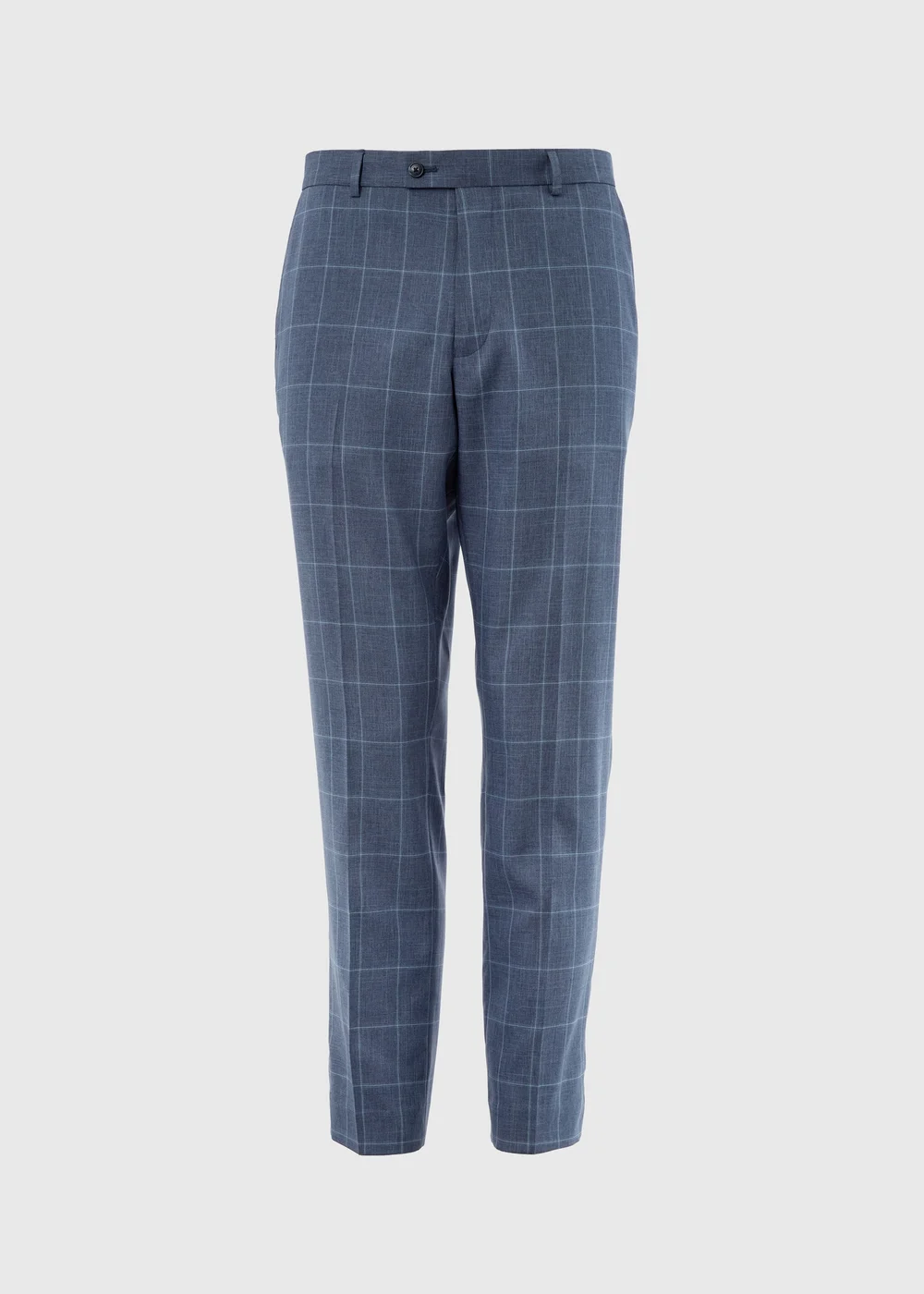 Taylor & Wright Franklin Blue Tailored Fit Trousers - 32 Waist 29 Leg Image 5