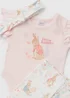 Baby Peter Rabbit Pink 3 Piece Bodysuit Headband & Leggings Set (Newborn-18mths) - Newborn Image 2
