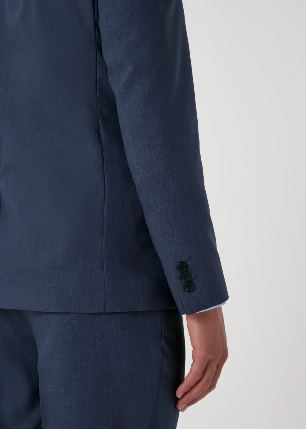 Taylor & Wright Blue Lennon Slim Fit Jacket - 38 Chest Long Image 4