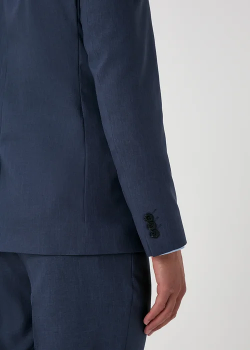 Taylor & Wright Blue Lennon Slim Fit Jacket - 38 Chest Long Image 4