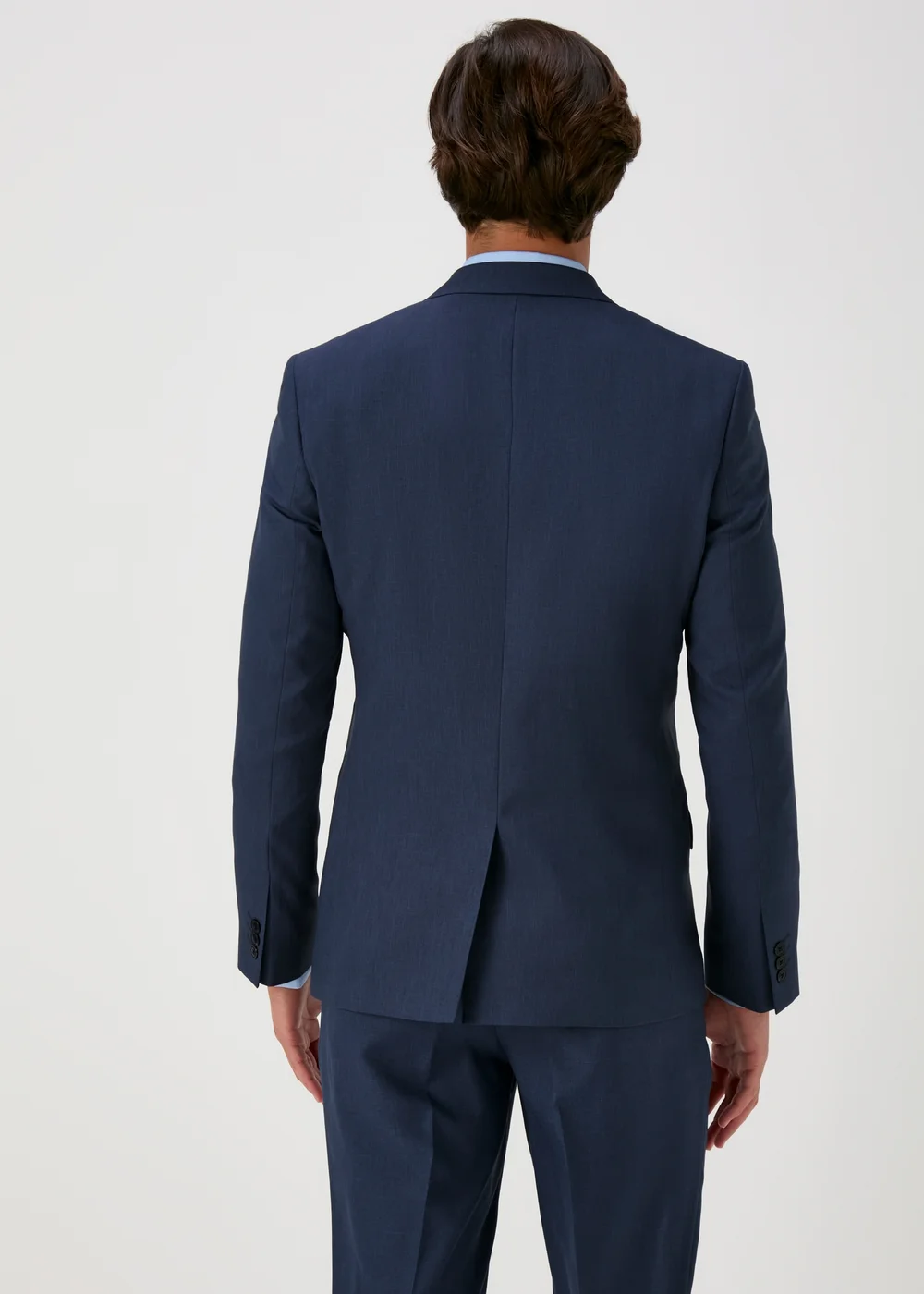 Taylor & Wright Blue Lennon Slim Fit Jacket - 38 Chest Long Image 3