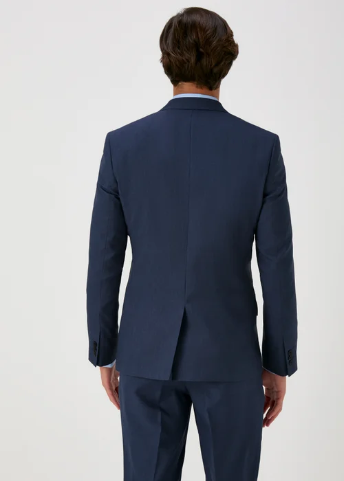 Taylor & Wright Blue Lennon Slim Fit Jacket - 38 Chest Long Image 3
