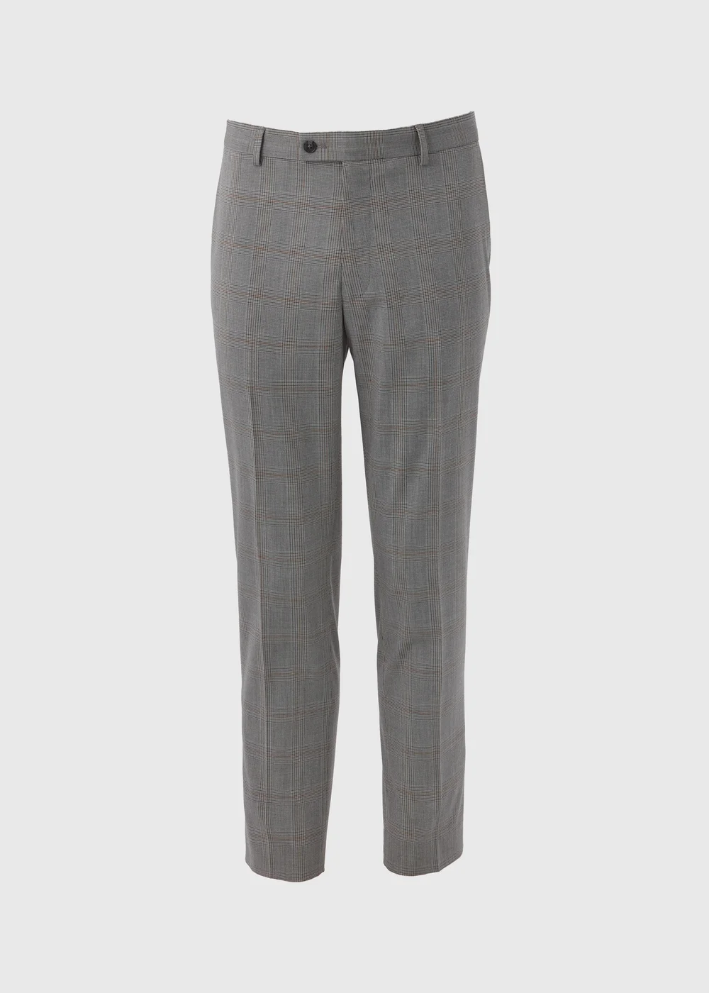 Taylor & Wright Grey Nelson Checked Tailored Fit Trousers - 32 Waist 29 Leg Image 5
