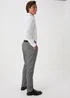 Taylor & Wright Grey Nelson Checked Tailored Fit Trousers - 32 Waist 29 Leg Image 2