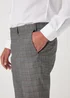 Taylor & Wright Grey Nelson Checked Tailored Fit Trousers - 32 Waist 29 Leg Image 3
