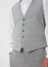 Taylor & Wright Nelson Grey Tailored Fit Waistcoat - Small Image 3