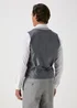 Taylor & Wright Nelson Grey Tailored Fit Waistcoat - Small Image 2