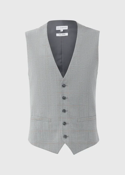 Taylor & Wright Nelson Grey Tailored Fit Waistcoat - Small Image 5