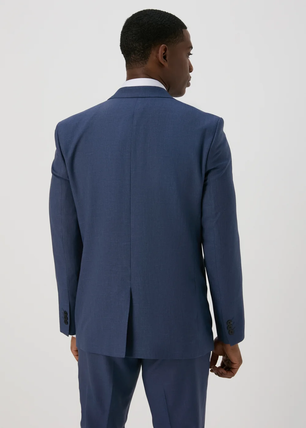 Taylor & Wright Lennon Blue Tailored Fit Jacket - 38 Chest Long Image 2