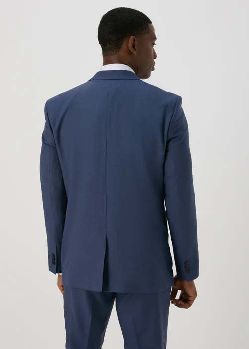 Taylor & Wright Lennon Blue Tailored Fit Jacket - 38 Chest Long Image 2