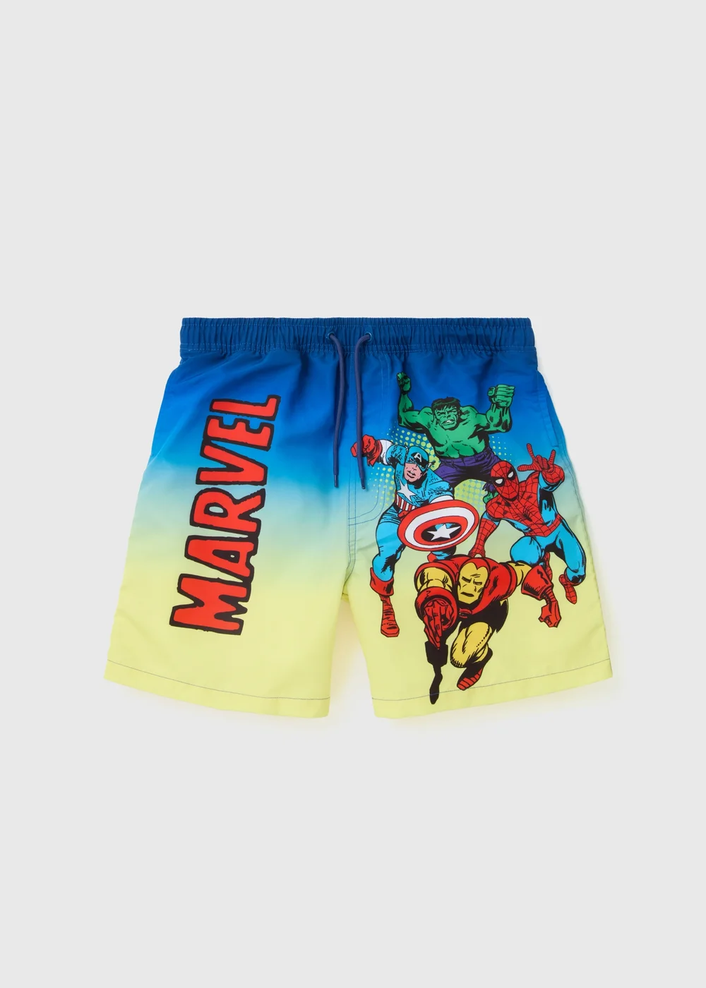 Marvel Boys Blue Swim Shorts (2-11yrs) - Age 2 - 3 Years Image 1