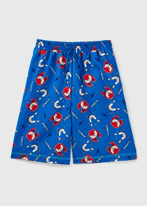 Sonic Boys Blue Swim Shorts (2-11yrs) - 2-3 Yrs Image 1