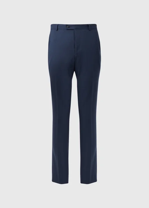 Taylor & Wright Blue Lennon Tailored Fit Trousers - 32 Waist 29 Leg Image 5