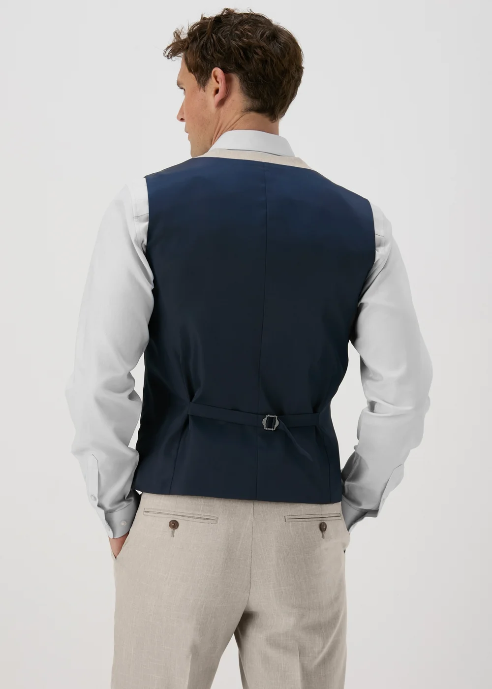 Taylor & Wright Stone Charles Slim Fit Waistcoat - Small Image 2