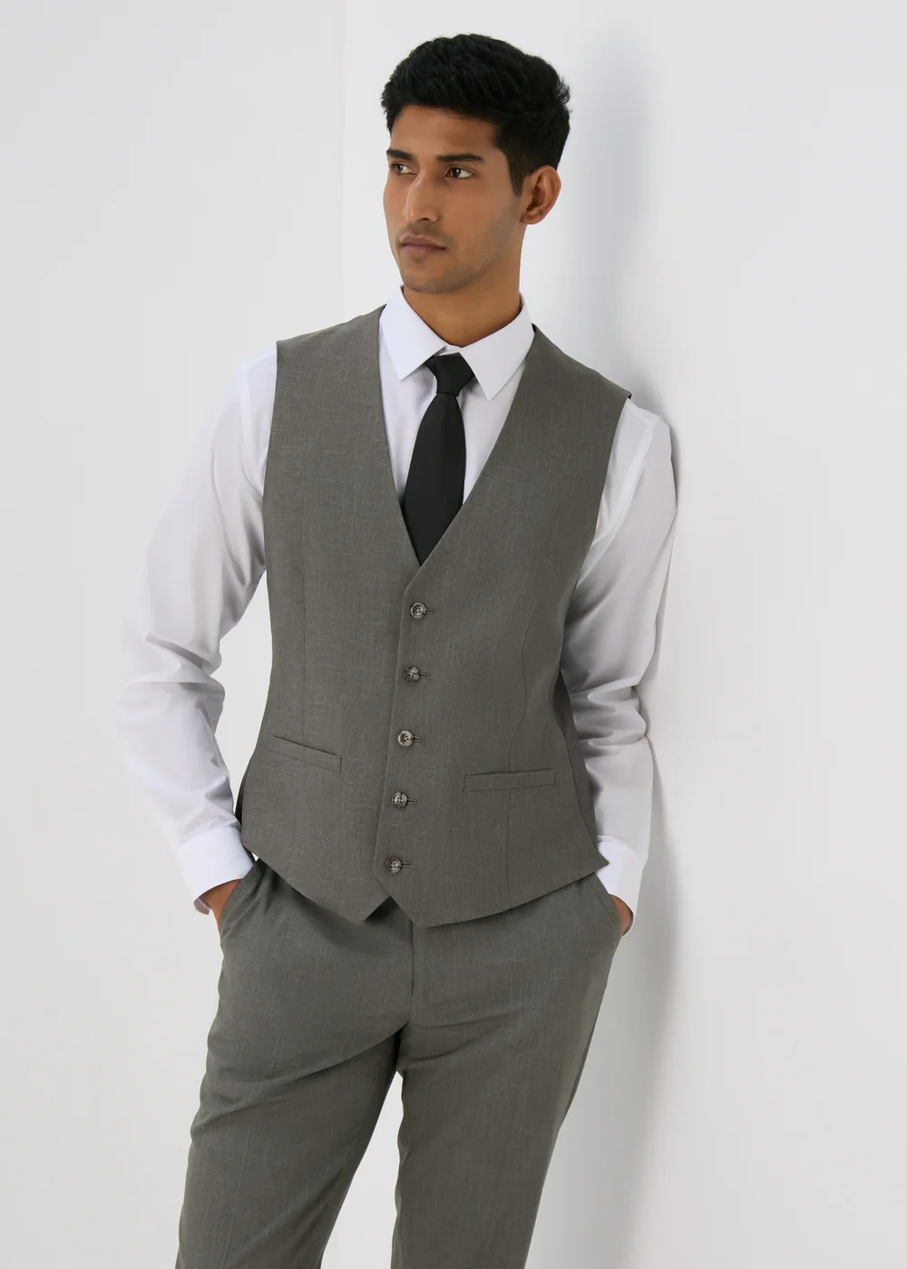 Taylor & Wright Elton Green Slim Fit Waistcoat - Small Image 4
