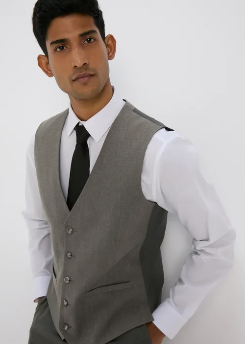 Taylor & Wright Elton Green Slim Fit Waistcoat - Small Image 1