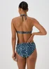 Navy Paisley Underwired Bikini Top - 32B Image 2
