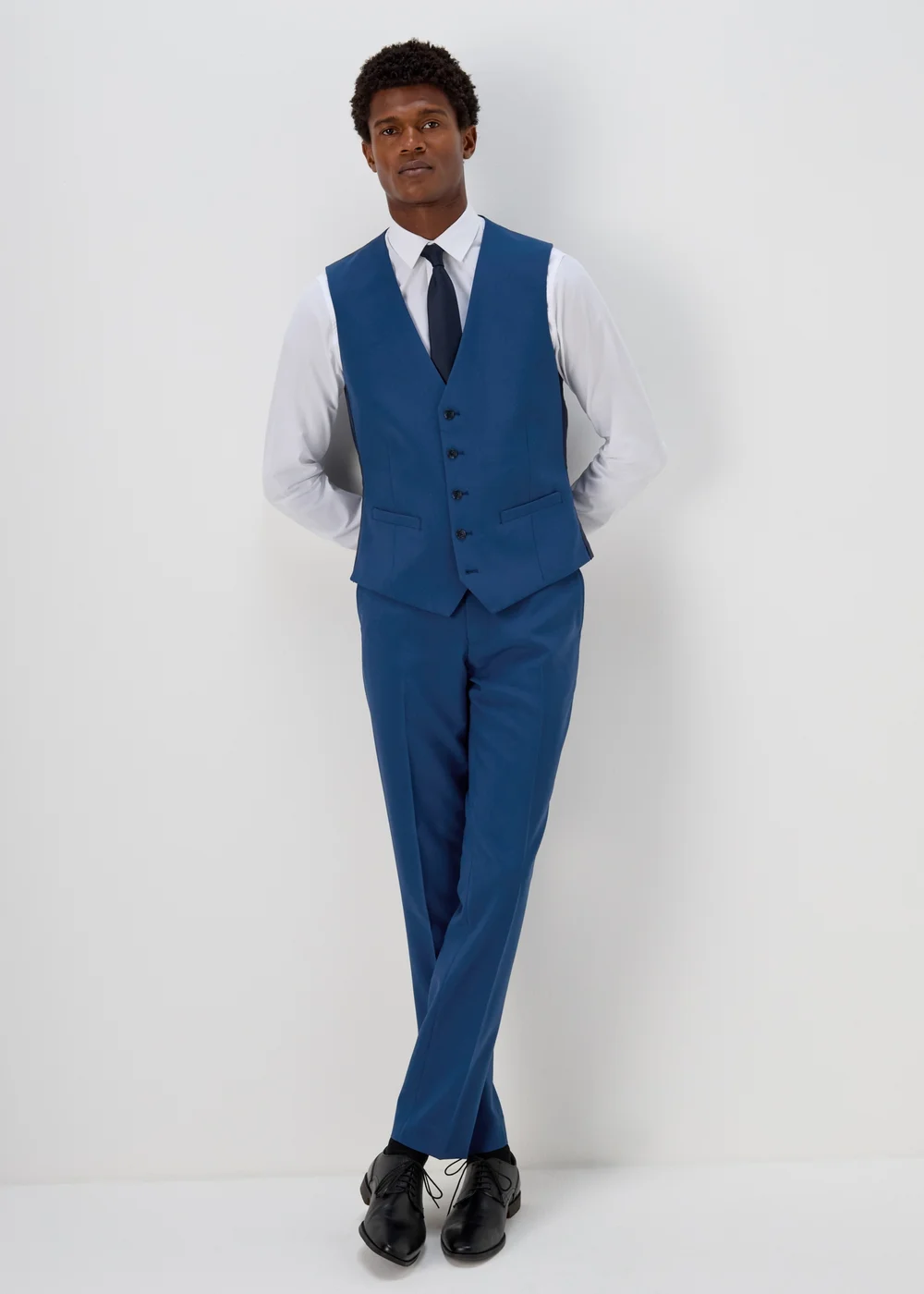 Taylor & Wright Panama Blue Skinny Fit Trousers - 30 Waist 31 Leg Image 4