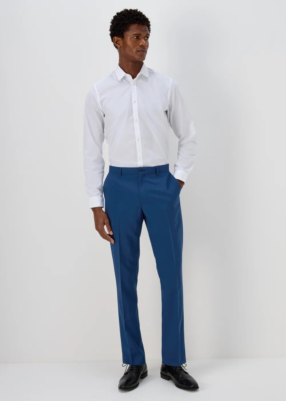 Taylor & Wright Panama Blue Skinny Fit Trousers - 30 Waist 31 Leg Image 1