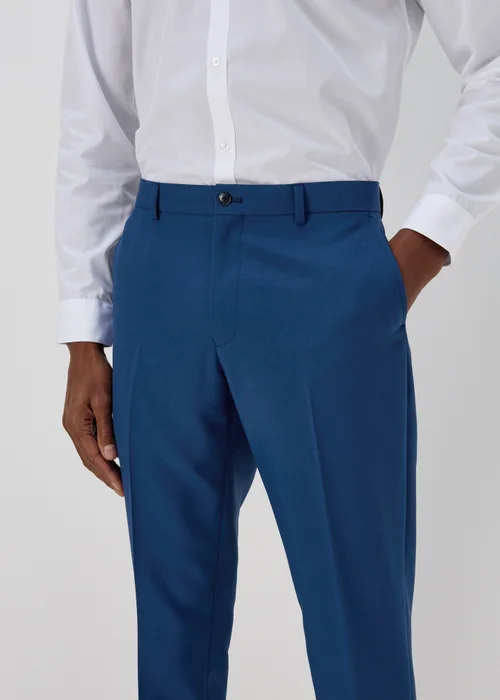 Taylor & Wright Panama Blue Skinny Fit Trousers - 30 Waist 31 Leg Image 3