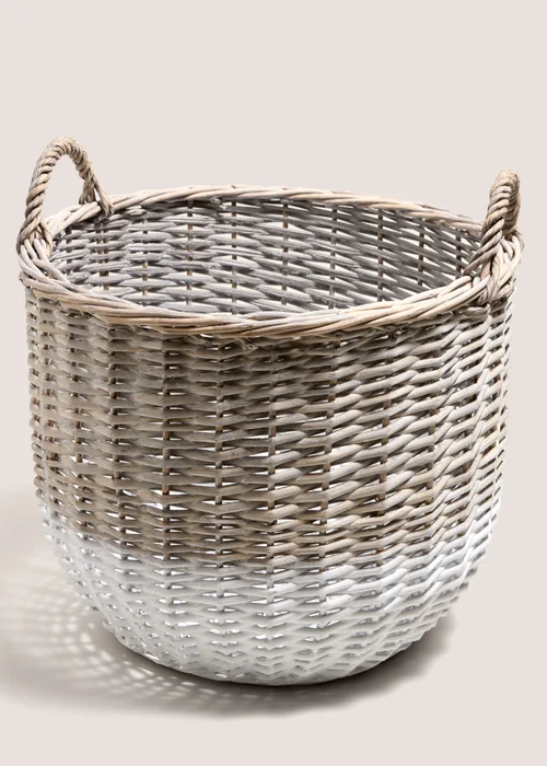 Woven Cottage Round Basket Image 1
