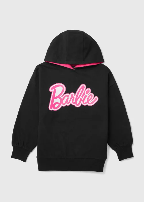 Kids Black Barbie Pink Hoodie (4-11yrs) - 4 Yrs Image 1