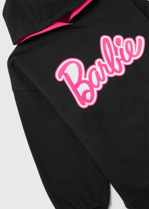 Kids Black Barbie Pink Hoodie (4-11yrs) - 4 Yrs Image 2