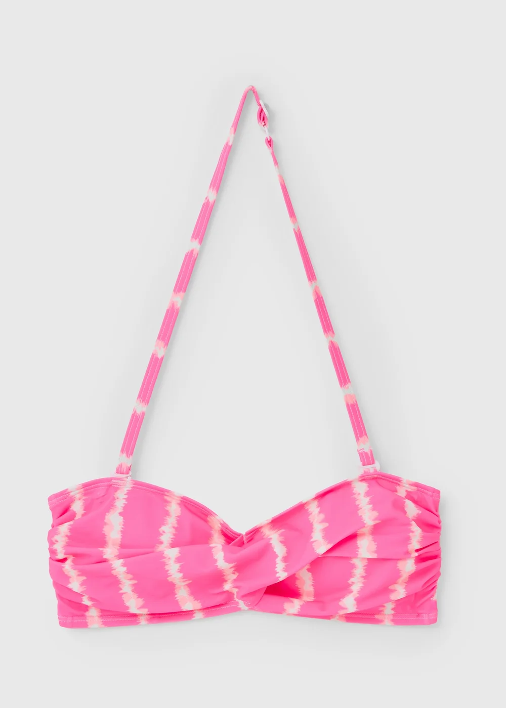 Pink Tie Dye Bikini Twist Top - 6 Image 4