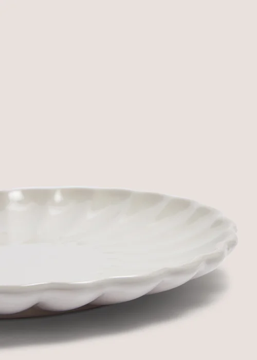 Natural Scalloped Side Plate Image 2
