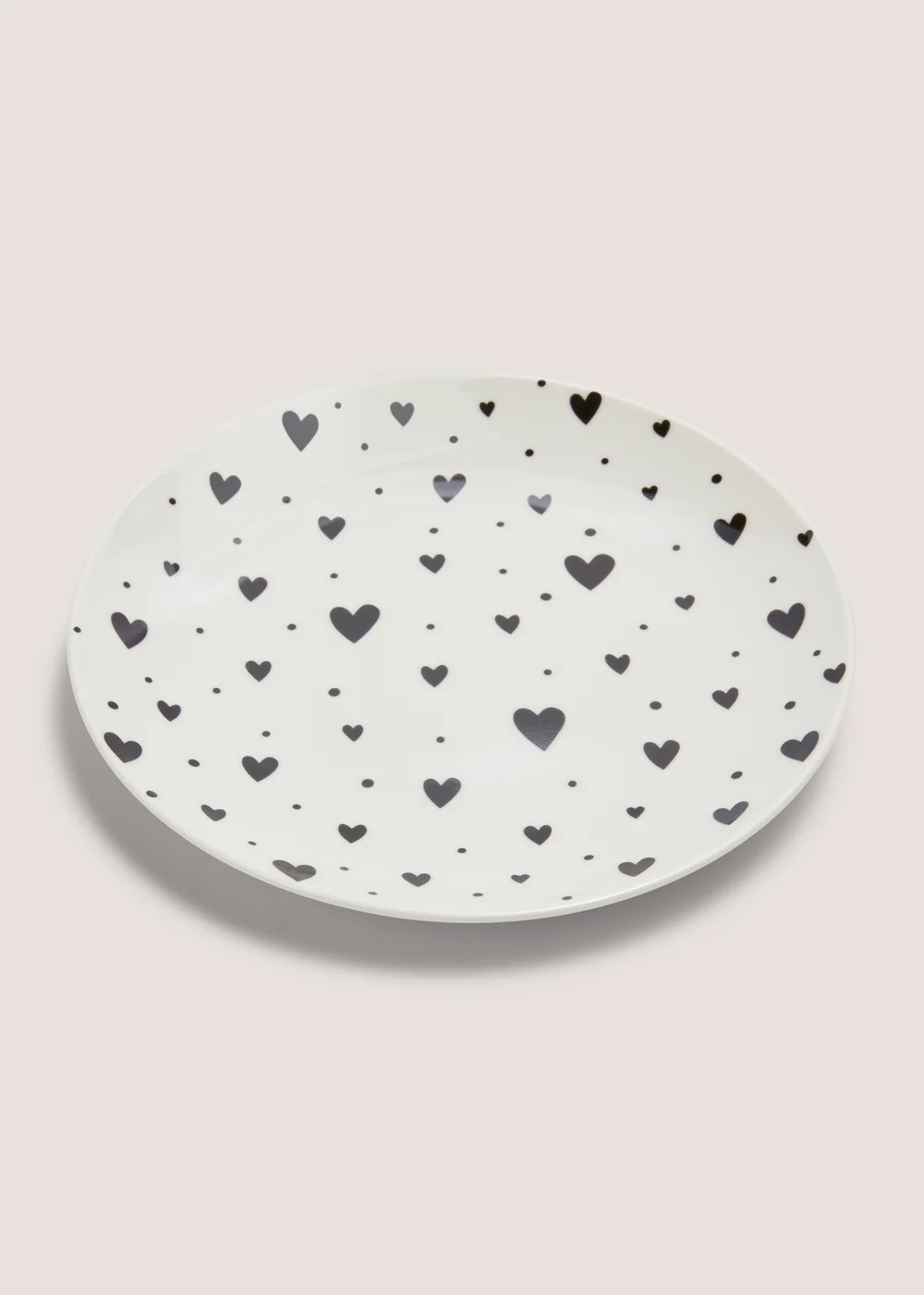 Black Heart Side Plate Image 1