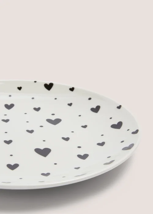 Black Heart Side Plate Image 2