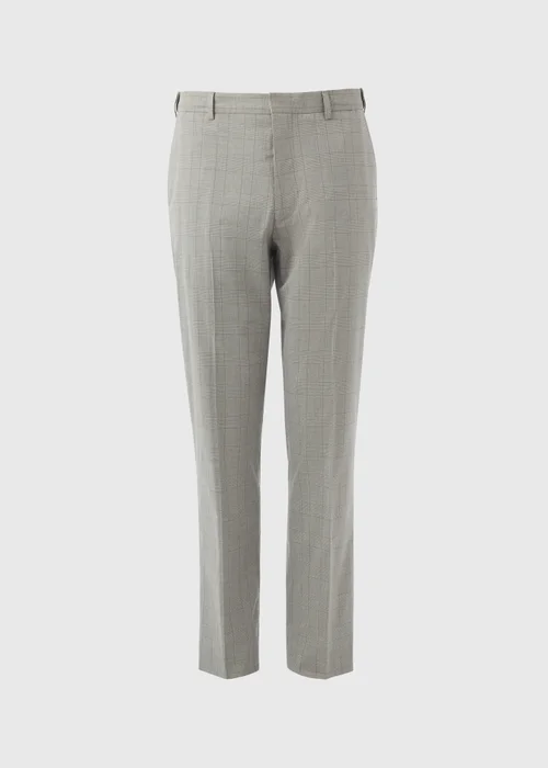 Taylor & Wright Grey Flexi Waist Check Design Trousers - 32 Waist 29 Leg Image 5