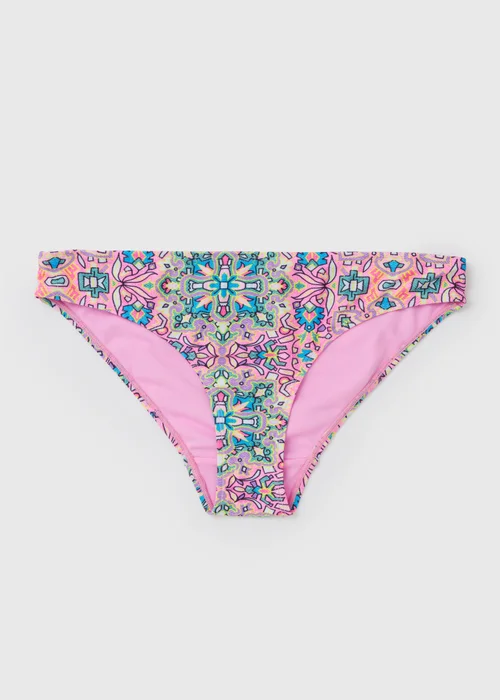 Pink Mosaic Mini Briefs - 6 Image 4