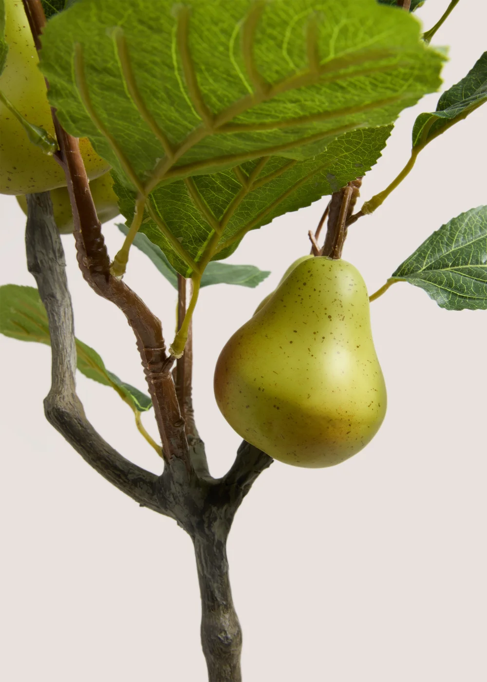 Faux Pear Tree in White Pot (105cm) Image 2