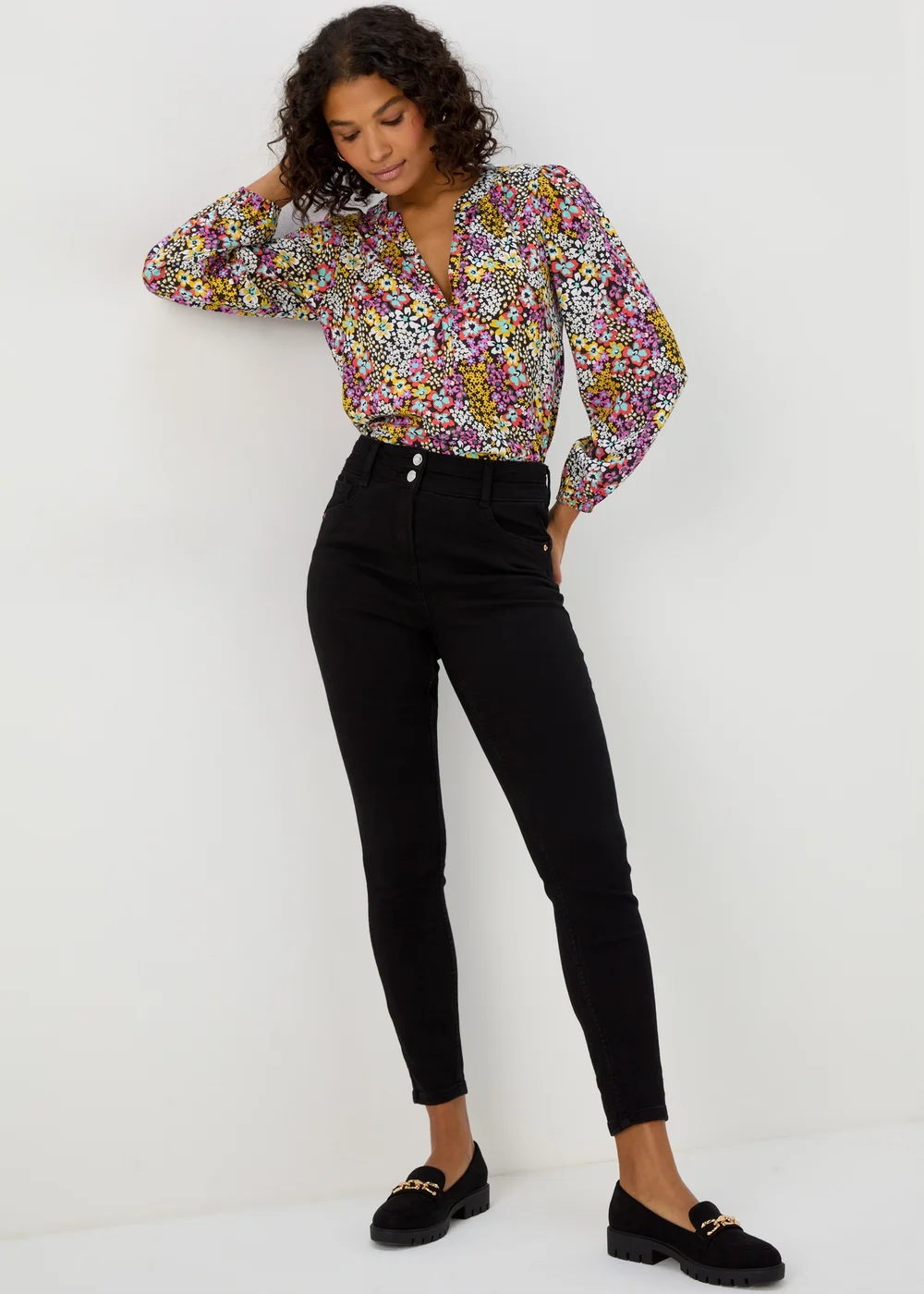 Multicoloured Floral Popover - 8 Image 4