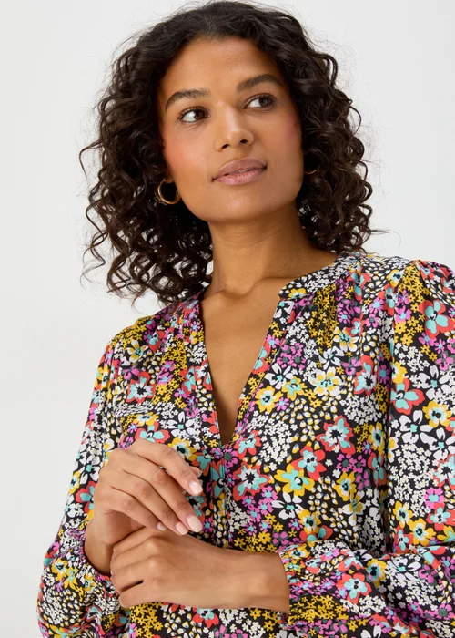 Multicoloured Floral Popover - 8 Image 3