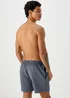 Grey Plain Swim Shorts - Small Image 2