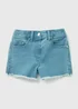 Girls Blue Denim Shorts (1-7yrs) - 1 to 1 half years Image 1