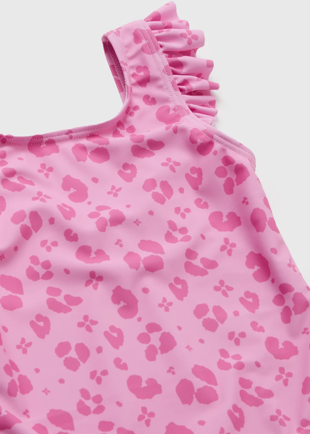 Girls Pink Leopard Swimsuit (1-7yrs) - 1-1.5 Yrs Image 2