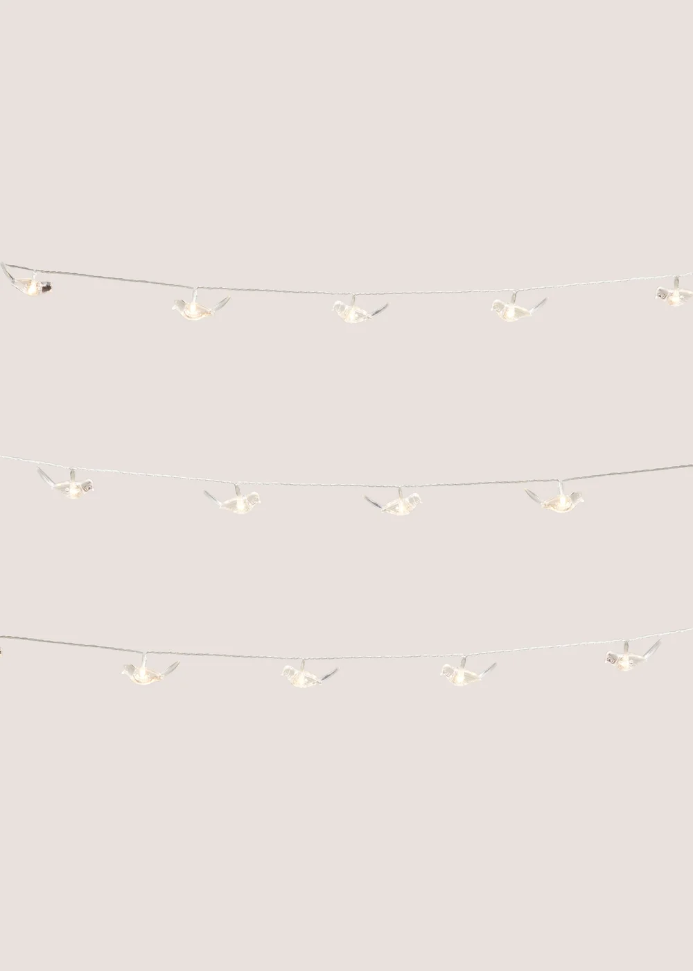 Outdoor Bird Solar String Lights (380cm x 4cm) Image 1