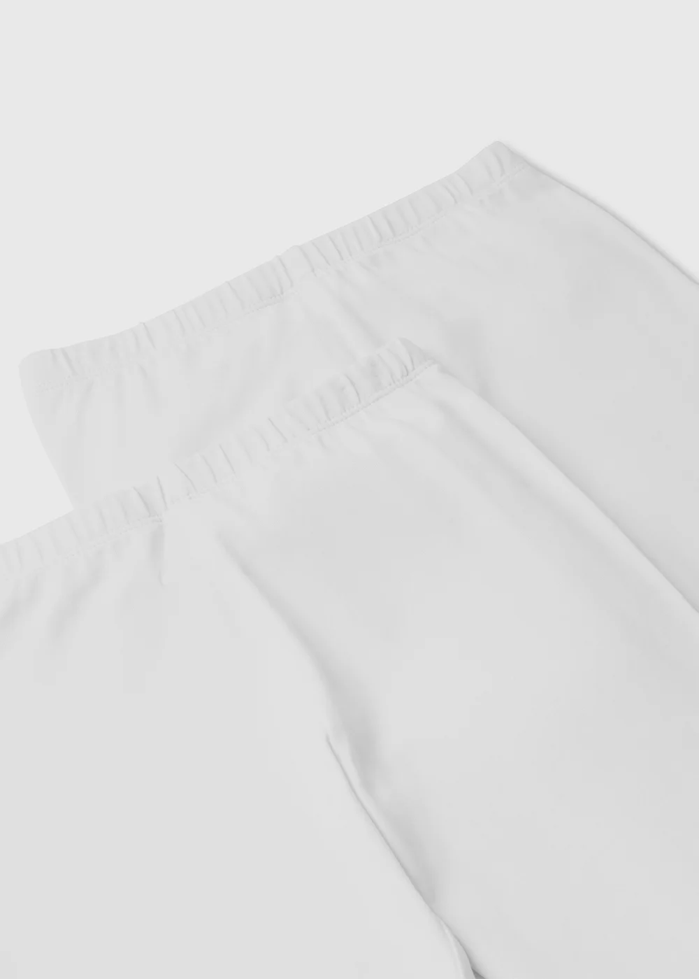 Girls 2 Pack White Leggings (1-7yrs) - Age 2 - 3 Years Image 2