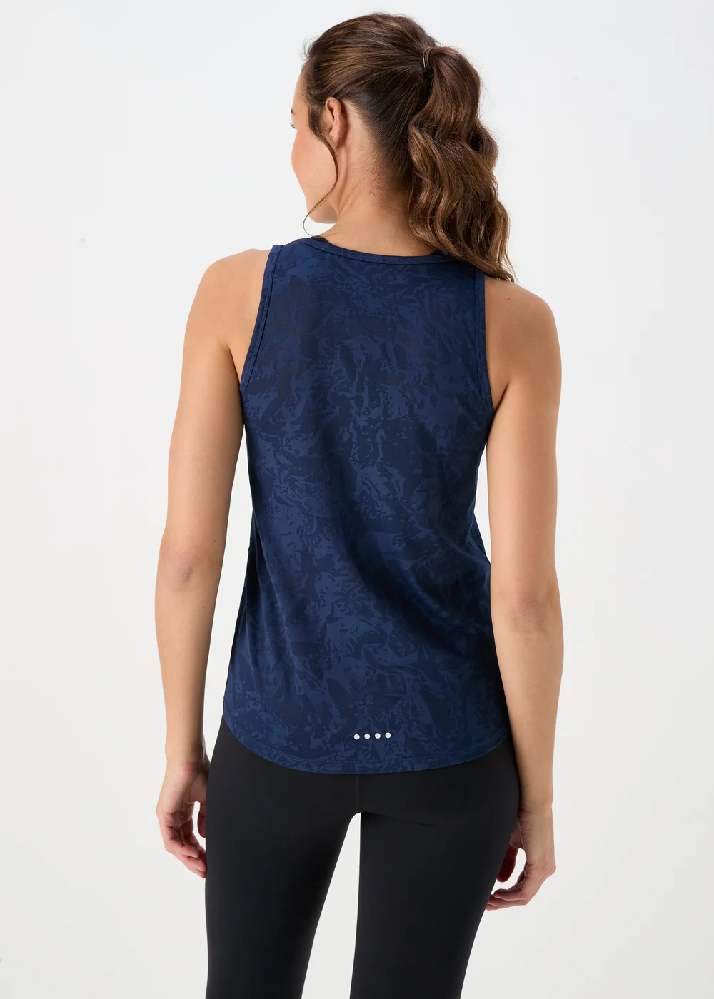 Souluxe Navy Jacquard Vest - S Image 2