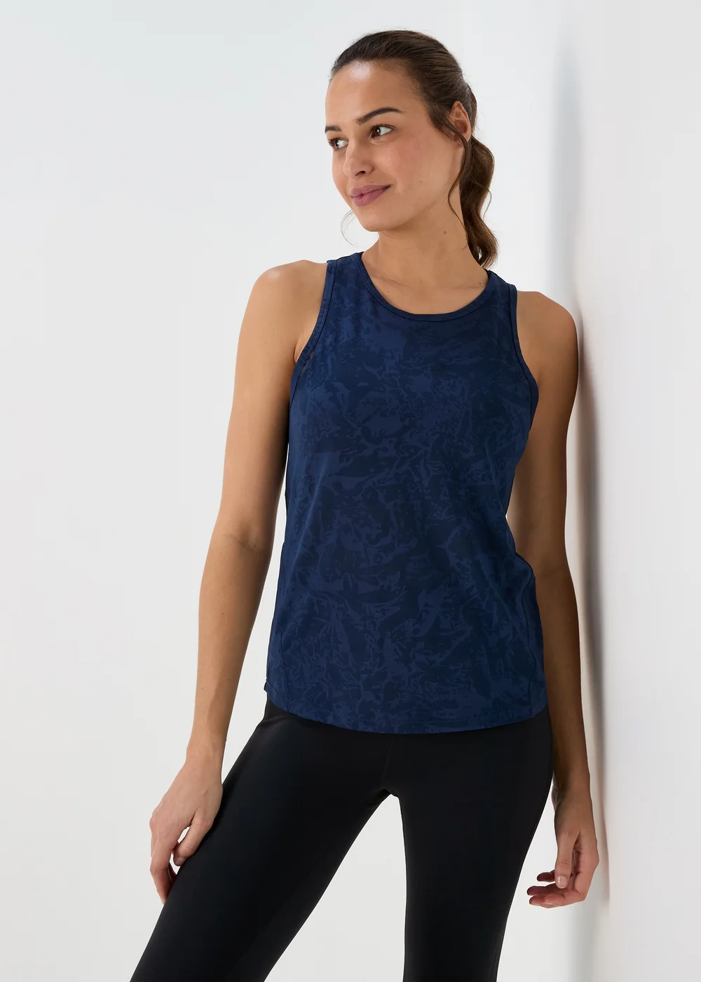 Souluxe Navy Jacquard Vest - S Image 4