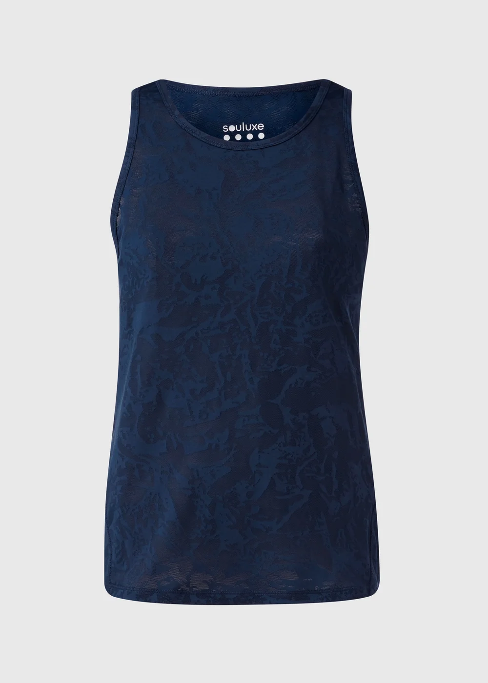 Souluxe Navy Jacquard Vest - S Image 5