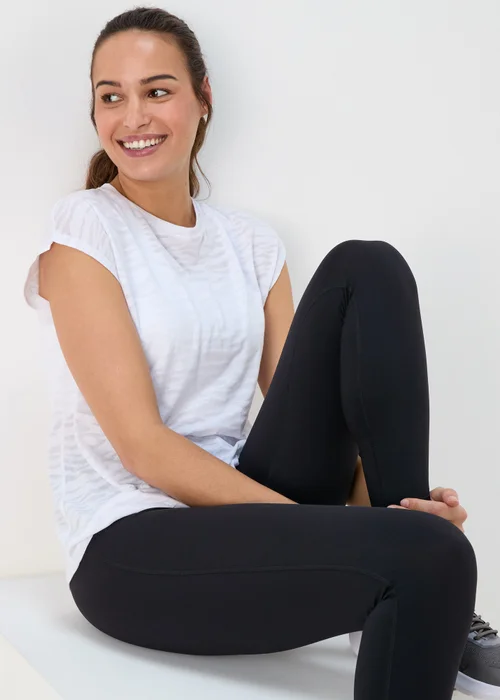 Souluxe White Burnout T-Shirt - S Image 4