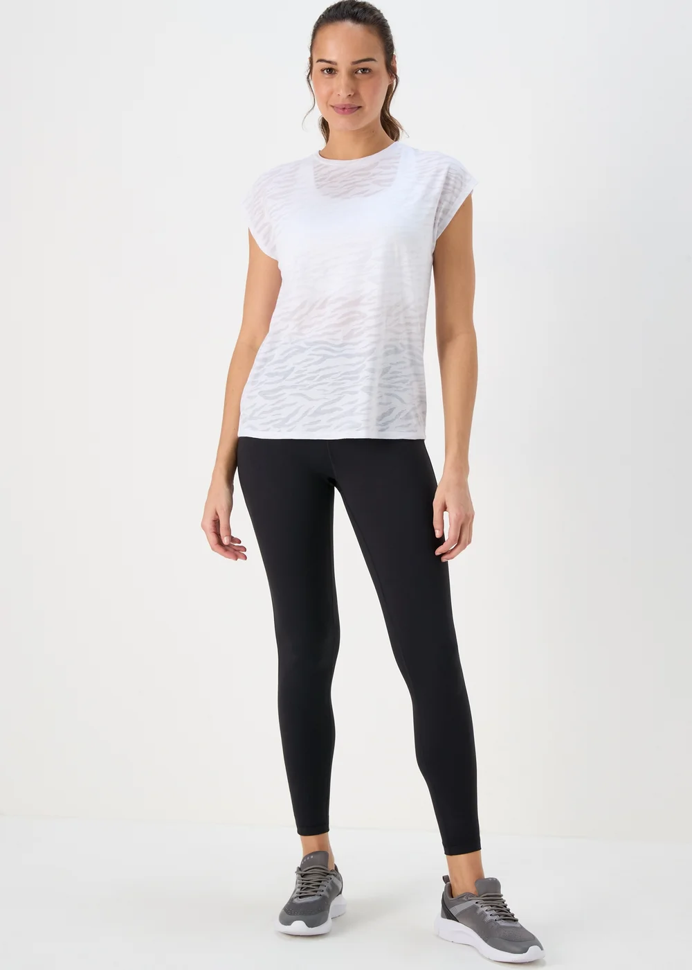 Souluxe White Burnout T-Shirt - S Image 3